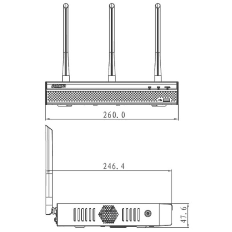 DH-NVR4108HS-W-S2 (wi-fi) 