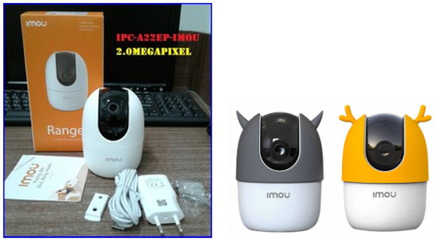  2 Мп IP WI-FI PT міні відеокамера IMOU IPC-A22EP (3.6 мм) 