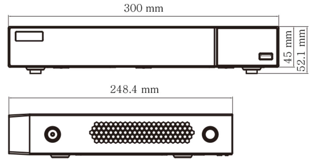  4 ch IP-відеореєстратор TVT TD-3204H1-4P-С (40-40) 