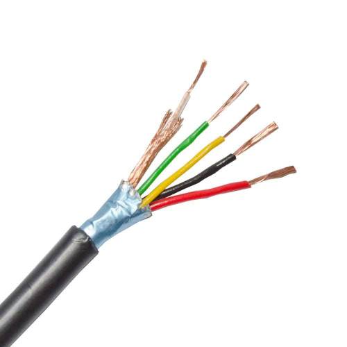 Фото Комбінований кабель CCTV OK-Net RG59 2х0.5 і 2х0.22 Cu екранований