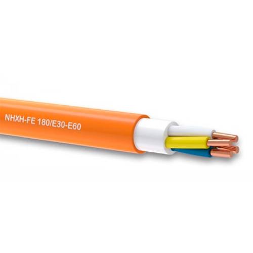 Фото Силовой кабель NHXH FE180/E30 3х1.5 Cu неэкранированный огнестойкий