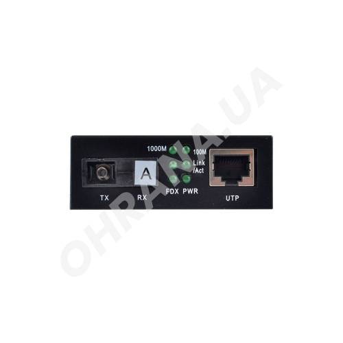 Фото Медіаконвертер FoxGate EC-Q-1G-1SM-1550nm-20-LFP