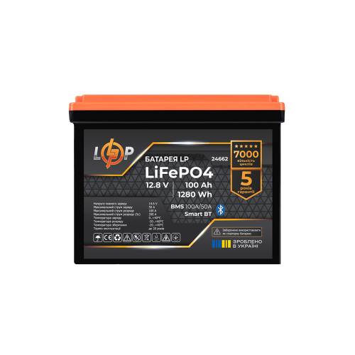 Фото Акумулятор літієвий LogicPower LP LiFePO4 12.8 В, 100 А·ч