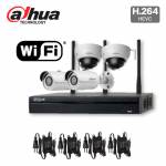 Фото 4 камерний вуличний Wi-Fi комплект 4 МР відеоспостереження DH-NVR4104HS-W-S2/IPC-HFW1435SP-W/IPC-HDBW1435EP-W