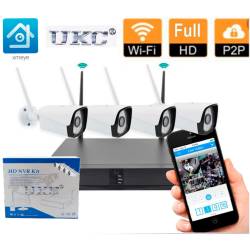 Фото 1 Full HD Wi-Fi Комплект відеоспостереження UKC DVR KIT CAD-6673WiFi на 4 камери