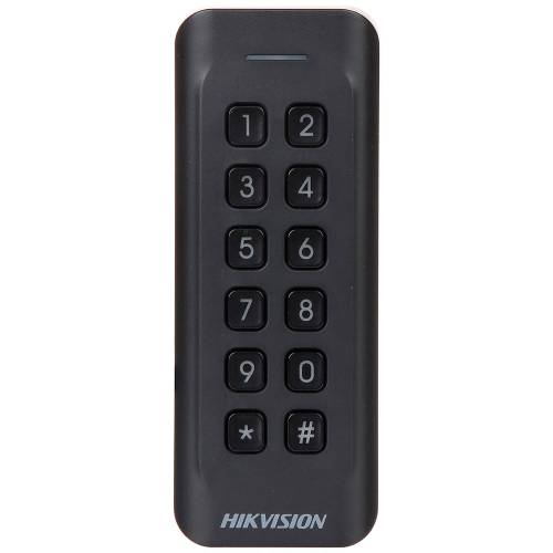 Фото RFID зчитувач карт Mifare з клавіатурою Hikvision DS-K1802MK