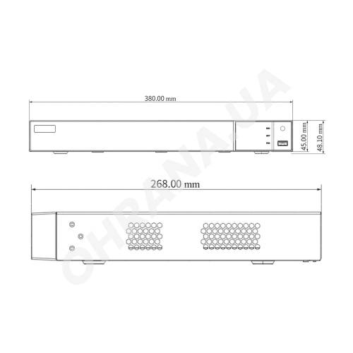 Фото IP видеорегистратор TVT TD-3116H2-B2-B (160-160) 16 канальный до 8 Мп