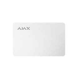 Фото 1 Захищена безконтактна картка для клавіатури Ajax Pass White (100шт)