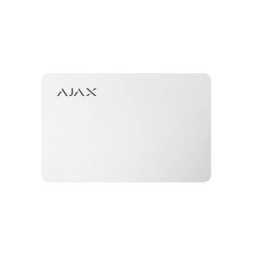 Фото Защищенная бесконтактная карта для клавиатуры Ajax Pass White (100шт)