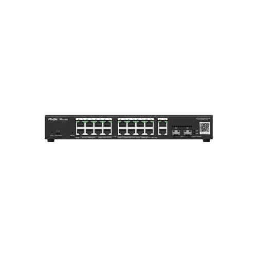 Фото 20-портовий керований РоЕ комутатор Ruijie RG-ES220GS-P