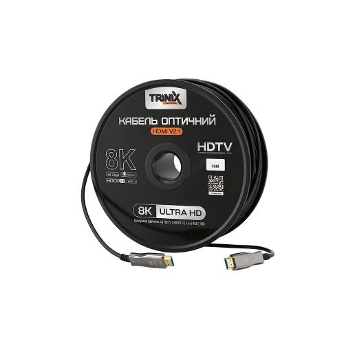 Фото Інтерфейсний кабель HDMI V2.1 оптичний 35 м Trinix