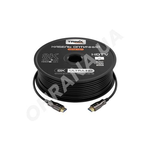 Фото Інтерфейсний кабель HDMI V2.1 оптичний 35 м Trinix