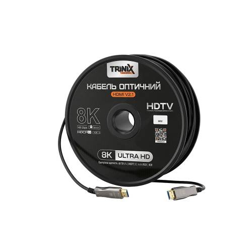 Фото Інтерфейсний кабель HDMI V2.1 оптичний 80 м Trinix