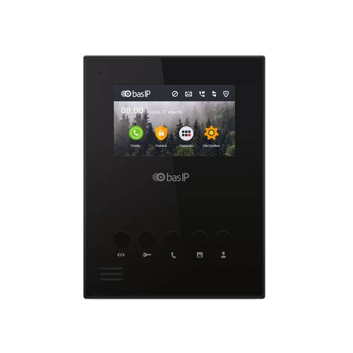 Фото IP відеодомофон BAS-IP AU-04LA Black