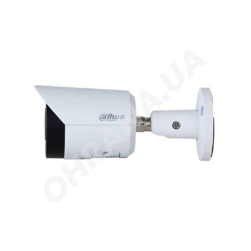 Фото IP WizSense камера Dahua DH-IPC-HFW2849S-S-IL 8 Мп (2.8 мм) з подвійним підсвічуванням та мікрофоном White