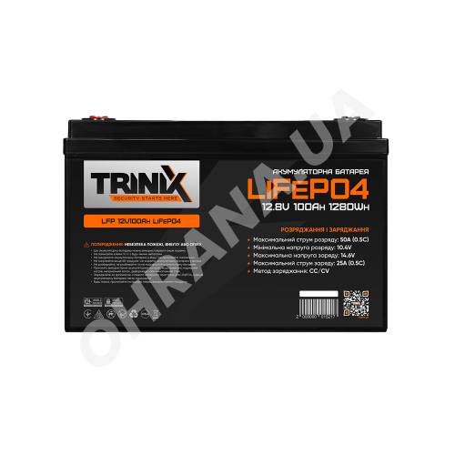 Фото Аккумулятор LiFePO4 Trinix LFP 12V100Ah 12.8 В, 100 А·ч