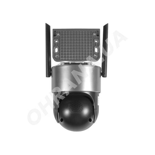 Фото IP 4G PTZ відеокамера Light Vision VLC-9192IG/2C 2 Мп (4 мм) з сонячною панеллю Graphite