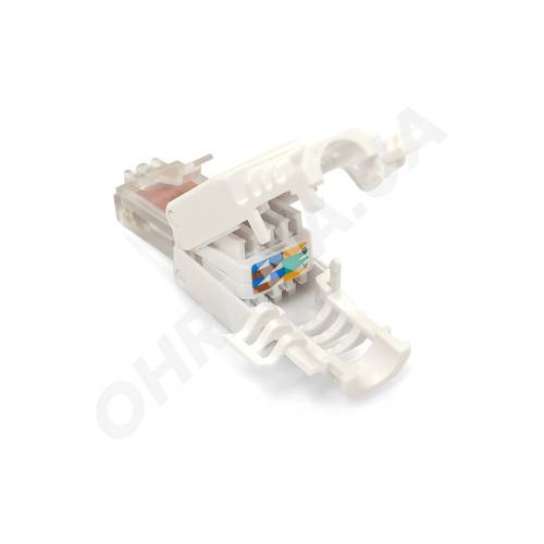 Фото Коннектор 8p8c (RJ-45) cat.-6E, безинструментальный