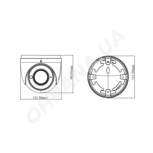 Фото IP камера TVT TD-9545S3 (D/AZ/PE/AR3) 4 Мп (2.8-12 мм) з мікрофоном