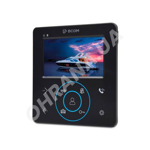 Фото Комплект видеодомофона BCOM BD-480M Black Kit с детектором движения