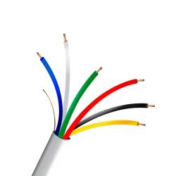 Фото 1 Сигнальний кабель Vector 6х0.22 Cu неекранований