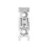 Фото Крепежная панель SmartBracket для Ajax DoorProtect White