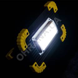 Фото 11 Прожектор аккумуляторный LED 20W COB 3 в 1