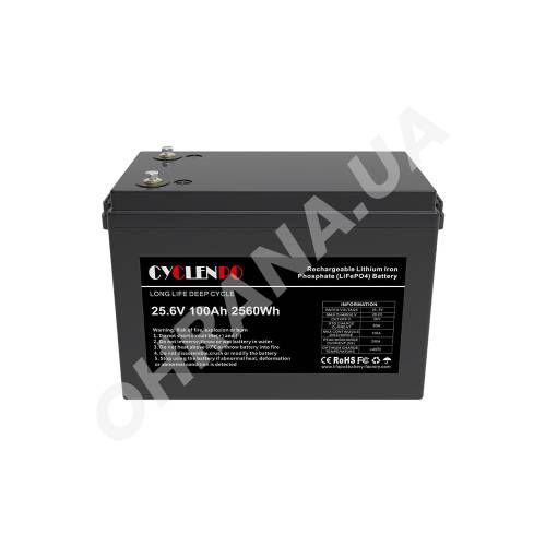 Фото Аккумулятор LiFePO4 Cyclen 25.6 В, 100 А·ч