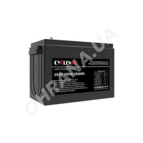 Фото Аккумулятор LiFePO4 Cyclen 25.6 В, 100 А·ч