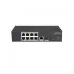 Фото 8-портовий керований комутатор Hikvision DS-3T1310P-SI/HS