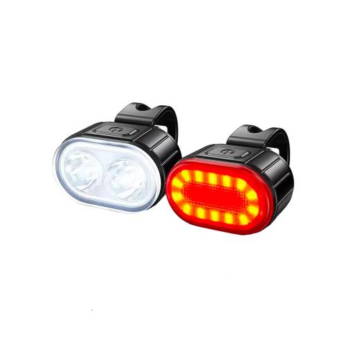 Фото Набор велофар ZH-078-2LED фонарь + STOP-14SMD