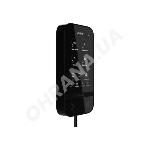 Фото Клавиатура Ajax KeyPad TouchScreen Fibra Black