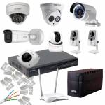 Фото Комплект відеоспостереження для приватного будинку 4 MP Smart NVR Ethernet