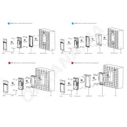 Фото 3 IP панель виклику Hikvision DS-KD8003-IME1(B)/Surface 2 Мп
