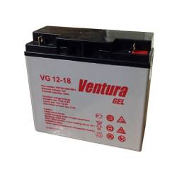 Фото 1 Акумулятор гелевий Ventura VG 12-18 Gel 12 В, 18 А·год