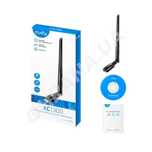 Фото USB Wi-Fi адаптер Cudy WU1400