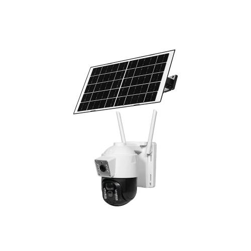 Фото IP WiFi PTZ видеокамера Light Vision VLC-9530WIA/2C 3Мп + 3Мп (4 мм) с солнечной панелью White