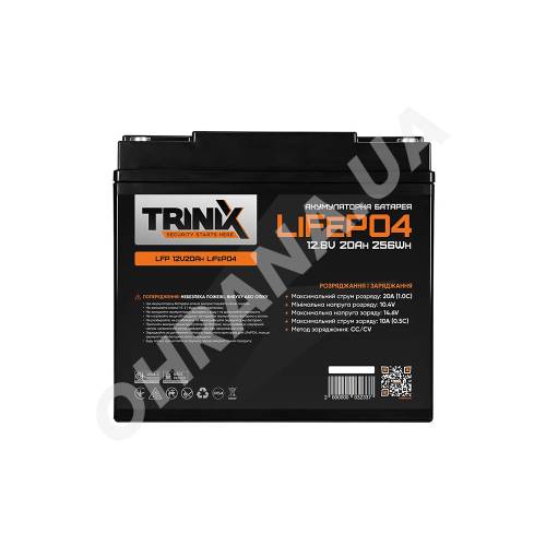Фото Акумулятор LiFePO4 Trinix LFP 12V20Ah 12 В, 20 А·год