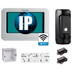 Фото 1 IP комплект Wi-Fi відеодомофона DS-KH6310-W + DS-KB8112-IM