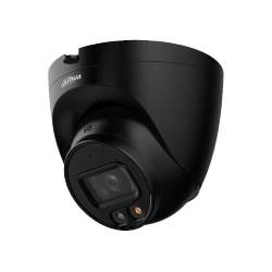 Фото 1 IP WizSense камера Dahua DH-IPC-HDW2449T-S-IL-BE 4 Мп (2.8 мм) з подвійним підсвічуванням та мікрофоном Black
