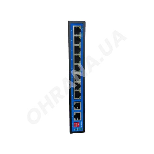 Фото 10-портовый неуправляемый PoE коммутатор Ewind EW-S1910CG-DP