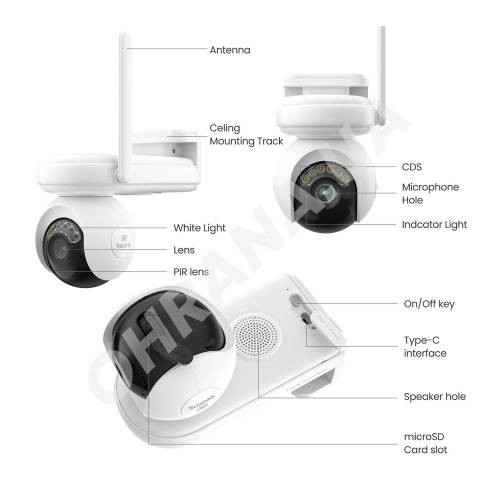 Фото IP Wi-Fi камера Reolink Altas B660 PT 8 Мп (4 мм) с двусторонней связью