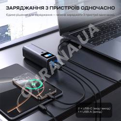 Фото 6 Повербанк Choetech В670 27000мА·ч 140W Grey