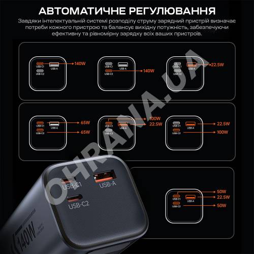Фото Повербанк Choetech В670 27000мА·ч 140W Grey