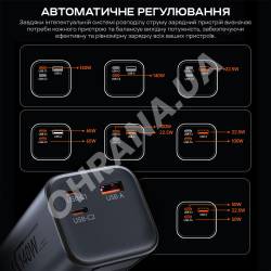 Фото 9 Повербанк Choetech В670 27000мА·ч 140W Grey