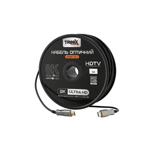 Фото Інтерфейсний кабель HDMI V2.1 оптичний 45 м Trinix