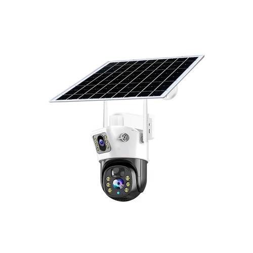 Фото IP WiFi PTZ видеокамера Light Vision VLC-9192IG/2C 2Мп + 2Мп (4 мм) с солнечной панелью White