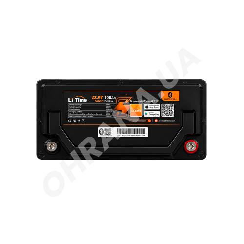 Фото Акумулятор LiFePO4 з Bluetooth  LiTime L12V100-100-H190-BT-4-AC150 12.8, 100 А·год