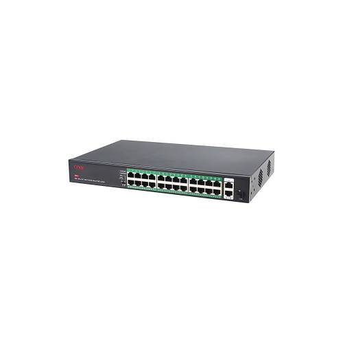 Фото 27-портовый неуправляемый PoE коммутатор ONV-H1024PFD