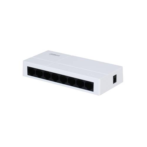Фото 8-портовый неуправляемый коммутатор Dahua DH-PFS3008-8GT-L